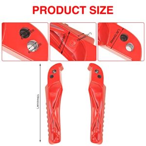 GREHUA Foot Pegs Footrest Bracket Set Assembly Kit for 6.5Hp 212cc 196cc Coleman BT200X CT200U-EX CT200U-EXR CT200U Trail 200 CT100U Trail 100 Powersports Motor Mini Bike Parts Left Right 2 pack Red