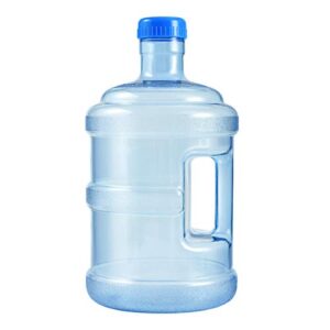 veemoon 5l water jug water bottle with screw caps water jug container, empty mineral water bottle portable pc bucket water bottle with grip carry handle water containers