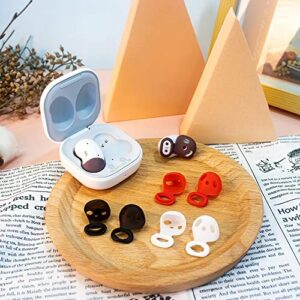 8 Pairs for Galaxy Buds Live Ear Tips Silicone Covers Replacement Earbud Tips Accessories Anti-Slip Ear Tip Compatible with Samsung Galaxy Buds Live