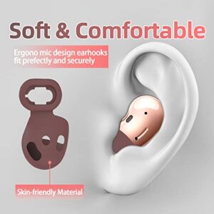 8 Pairs for Galaxy Buds Live Ear Tips Silicone Covers Replacement Earbud Tips Accessories Anti-Slip Ear Tip Compatible with Samsung Galaxy Buds Live