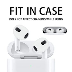 6 Pairs HOMICO for AirPods 3 Ear Tips Silicone Ear Covers [Fit in Case] Anti-Slip Earbud Covers Accessories Compatible with AriPods 3rd Generation - White