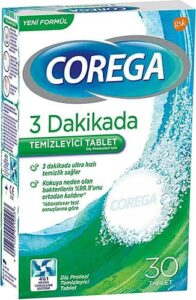 corega denture cleanser 3 minutes rapid action 30 tablet