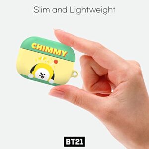BT21 Official Merchandise Designed for Airpods Pro Case Cover Protective Hard Case with Keychain for Airpods Pro Case - CHIMMY