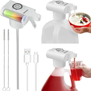 redsack milk dispenser for fridge gallon pump portable electric beverage rechargeable automatic drink dispenser