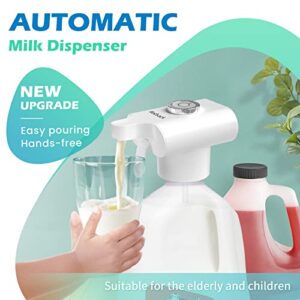 Redsack Milk Dispenser For Fridge Gallon Pump Portable Electric Beverage Rechargeable Automatic Drink Dispenser