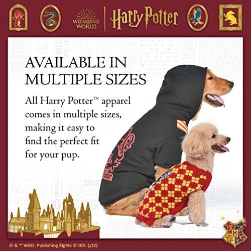 Harry Potter: Gryffindor Pet Sweater - Size Small | Harry Potter Costumes for Dogs| Harry Potter Dog Apparel & Accessories for Hogwarts Houses, Gryffindor,Red