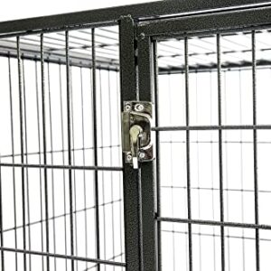 Homey Pet 43" Stackable Heavy Duty Cage W/Feeding Door, Casters and Tray