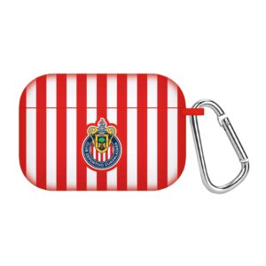 affinity bands chivas de guadalajara hd case cover compatible with apple airpods pro (stripes)