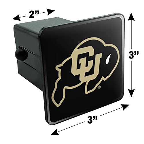 University of Colorado Logo Tow Trailer Hitch Cover Plug Insert