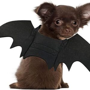 TOLOG Dog Costume Bat Wings for Small Medium Dog & Cat Halloween Pet Costumes Bats Cosplay Cute Puppy Party Dress Up Apparel