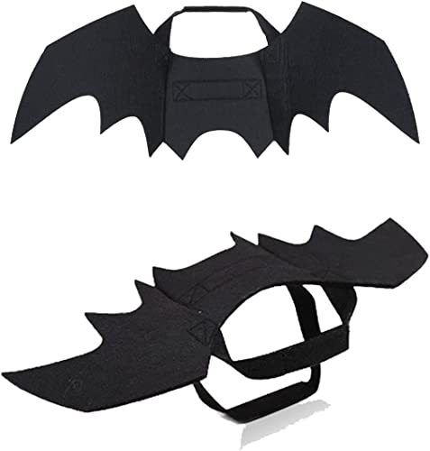 TOLOG Dog Costume Bat Wings for Small Medium Dog & Cat Halloween Pet Costumes Bats Cosplay Cute Puppy Party Dress Up Apparel