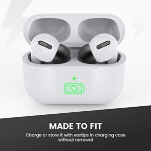 Memory Foam Replacement Premium Ear Tips for Apple Airpods Pro Wireless Earbuds, Ultra-Comfort, Noise Reduction, Anti-Slip Eartips, Fit in The Charging Case, Easy Install, 3-Paris Mixed Sizes