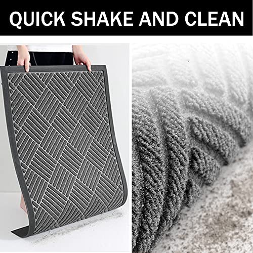 Ledordor Front Door Mats, Welcome Mats with Rubber Backing, Easy Clean Patio Entrance Mat, All Weather Entry and Back Yard Door Mat, Indoor and Outdoor Safe 17.5" * 29"