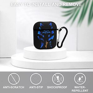 Ahsoka Tano Fulcrum Easy to Install and Remove Bluetooth Earphone Case with Hook for Airpods 1 and Airpods 2, Dust Proof, Drop Proof, Scratch Proof. Not Easy to Fall Off