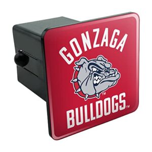 gonzaga university bulldogs tow trailer hitch cover plug insert