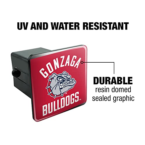 Gonzaga University Bulldogs Tow Trailer Hitch Cover Plug Insert