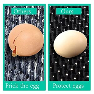 POPETPOP Chicken Coop Accessories Chicken Nesting Pads, Chicken Laying Egg Mat, Washable Chicken Nesting Pads Chicken Coops Nesting Boxes Chicken Bedding Liners Eggs Storage Pad