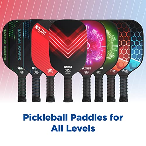 Kasaca Pickleball Paddles, USAPA Carbon Fiber Pickleball Paddle with Pickle Ball Paddle Cover, Pickle Ball Raquette Pickle Ball Racket Edgeless Style, Pickleball Rackets Intermediate to Professional​​