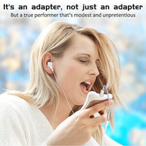 USB C to 3.5mm Audio Adapter [♪Hi-Res Lossless Music♪] CX Pro USB C Headphone Adapter 32bit 384KHz CX31993 DAC Chip Headphone Amp HiFi Headphone Jack Adapter USB C to Headphone Jack for Type C Devices