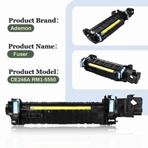 CE246A Fuser Kit Compatible with HP Color Laserjet CP4025 / CP4525 / CM4540 / M651 / M680,110V Fuser Unit Includes 1 x CE246A (RM1-5550, RM1-5654) Fuser, to be More Sturdy