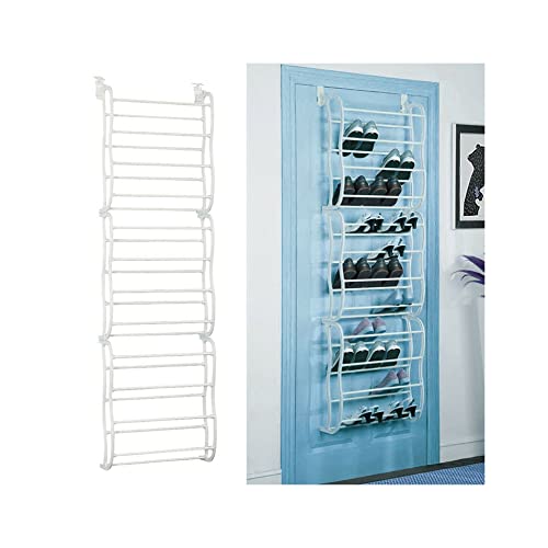 Over The Door Shoe Rack For 36 Pairs Wall Hanging Closet Organizer Space Saving