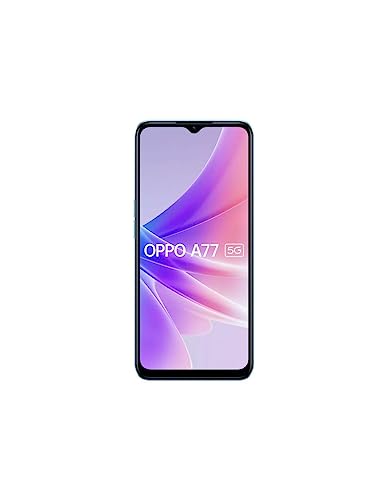 OPPO A77 Dual-SIM 128GB ROM + 6GB RAM (Only GSM | No CDMA) Factory Unlocked 5G Smartphone (Ocean Blue) - International Version