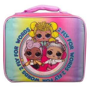 LOL Surprise Lunch Bag for Girls Set - LOL Surprise Lunch Box, Stickers, Water Bottle, More | LOL Dolls Lunch Box for Girls