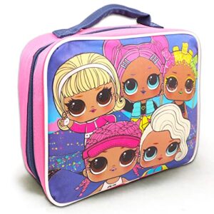 LOL Surprise Lunch Box for Girls Set - LOL Surprise Lunch Box, Water Bottle, Stickers, More | LOL Dolls Lunch Bag