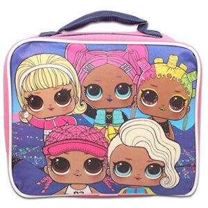 LOL Surprise Lunch Box for Girls Set - LOL Surprise Lunch Box, Water Bottle, Stickers, More | LOL Dolls Lunch Bag