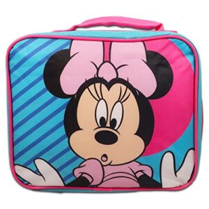 Minnie Mouse Lunch Box for Girls Set - Minnie Mouse Lunch Box, Water Bottle, Stickers, More | Minnie Mouse Lunch Bag