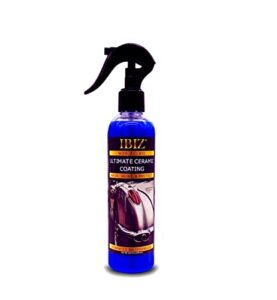 ibiz ultimate ceramic coating car wax - spray wax paint sealant - sio2 advanced technology for unparalleled shine & protection