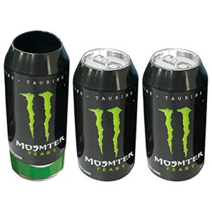 skywin silicone can sleeve (3 pack) - can cover can hides can by disguising it as a can of soda (momster 3pk 12oz)