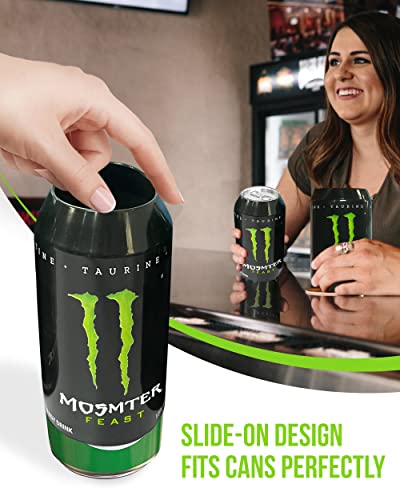 Skywin Silicone Can Sleeve (3 Pack) - Can Cover can Hides Can by Disguising it as a Can of Soda (Momster 3pk 12oz)