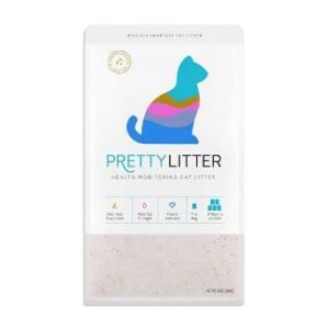 pretty litter health monitoring cat pet litter (8 lbs)