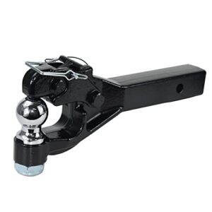 reysun 864186 8 ton pintle hook 2 inch pintle hitch receiver with 2 inch trailer ball