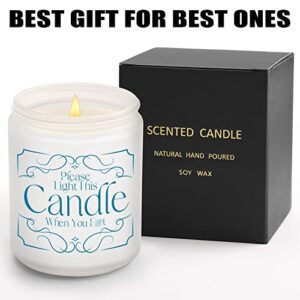 Funny Dad Gifts from Daughter Son, Unique Gifts for Dad, Birthday Gifts for Dad Step Dad Father in Law Him Bonus Dad Daddy, Lavender Scented Candle Gifts for Christmas Thanksgiving Father's Day