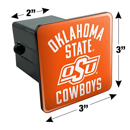 Oklahoma State University Cowboys Tow Trailer Hitch Cover Plug Insert