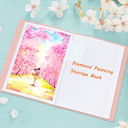 30 Pages Art Portfolios A3 Diamond Painting Storage Book Painting Storage Book Clear Storage Bag Art Portfolio Presentation Folder Art Portfolio For Diamond Painting, Sketches Painting