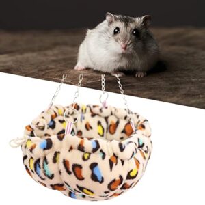 Grebest Pet Hammock Hamster Guinea Pigs Sleeping Cushion House Non-Shrink for Cage Beige