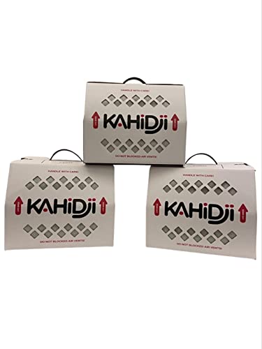 Live Bird Shipping Box Less Expensive size 12" x 12" x 10" tall - for Poultry, Pigeons, & Canaries -3 Boxes by KAHIDJI