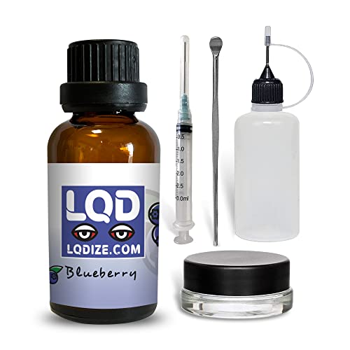 LQDIZE Blueberry Liquidizer Kit – Wax Liquidizer Kit - Liquidize Shatter Wax Concentrates (30ml Liquidizer)