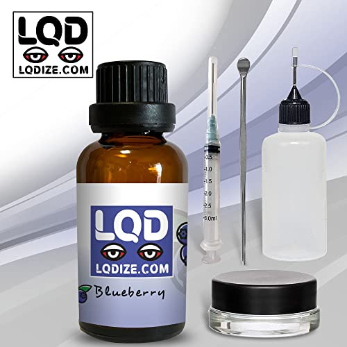 LQDIZE Blueberry Liquidizer Kit – Wax Liquidizer Kit - Liquidize Shatter Wax Concentrates (30ml Liquidizer)