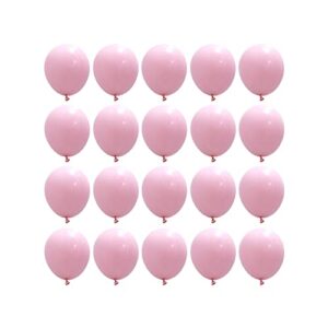 10 inch pastel pink party balloons, 100 pcs macaron pink latex balloons light pink birthday balloons (pastel pink)