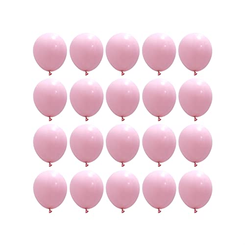 10 inch Pastel Pink Party Balloons, 100 pcs Macaron Pink Latex Balloons Light Pink Birthday Balloons (Pastel Pink)