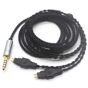 youkamoo replacement upgrade cable compatible for sennheiser hd580 hd600 hd650 hd660s hd58x hd6xx headphones upgrade cable (4.4mm balanced, 6.6 ft (2.02 m))