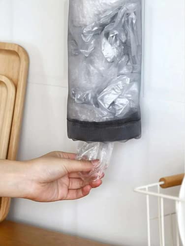 Plastic Bag Holder, Grocery Bag Holder, Hanging Storage with Hook, Organizer, Recycling Bag Holder, Trash Bags