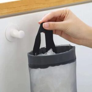 Plastic Bag Holder, Grocery Bag Holder, Hanging Storage with Hook, Organizer, Recycling Bag Holder, Trash Bags