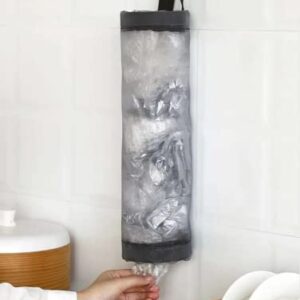 Plastic Bag Holder, Grocery Bag Holder, Hanging Storage with Hook, Organizer, Recycling Bag Holder, Trash Bags