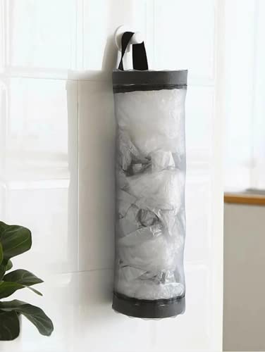 Plastic Bag Holder, Grocery Bag Holder, Hanging Storage with Hook, Organizer, Recycling Bag Holder, Trash Bags