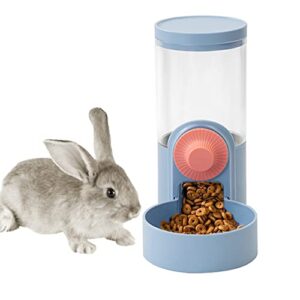 bnosdm rabbit automatic food feeder hanging gravity bunny food dispenser small animals self feeding bowl for cages 30 oz capacity container for ferret rabbits kittens punnies